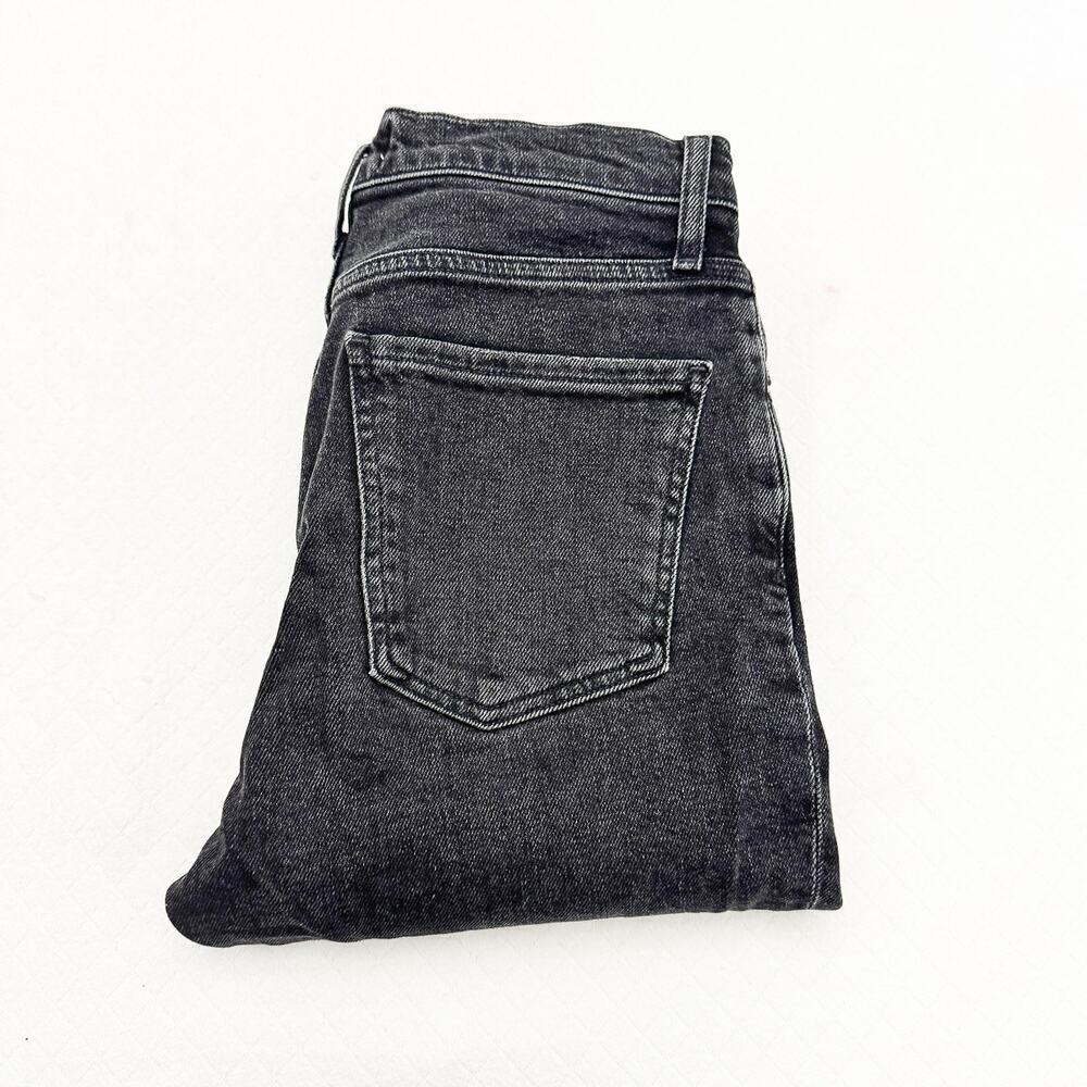 AGOLDE Nico Black Button Fly Charcoal Wash Denim Jeans A093-1274 Size 26